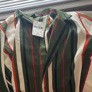 Long sleeve cropped club top